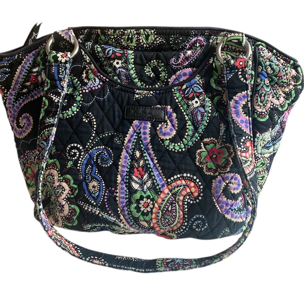 Vera Bradley Kiera Paisley Satchel Shoulder Bag Tote